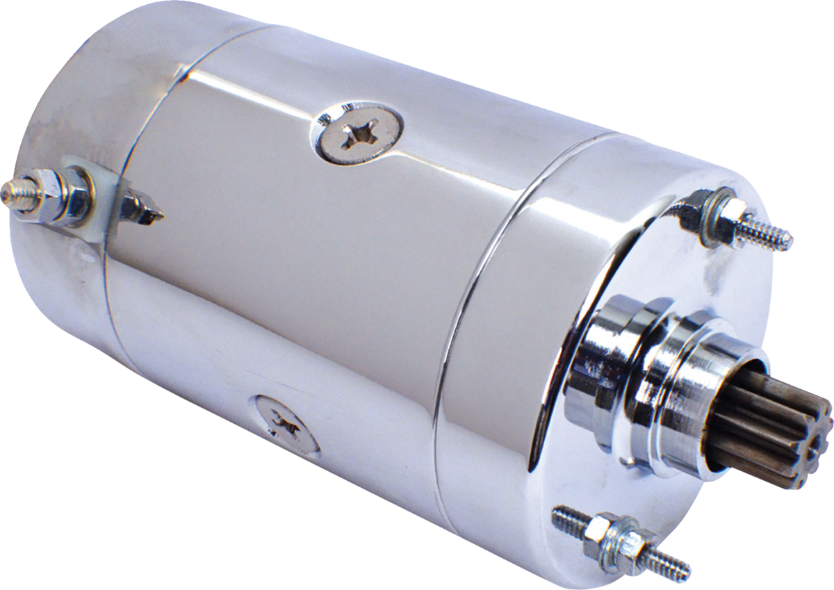 Protorque Parts Inc. PH125-HD10-C Starter - Chrome - '75-'88 Harley-Davidson | Street
