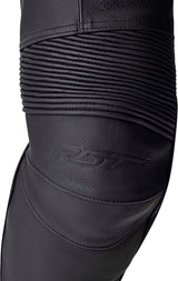 RST T2 D3O Leather Pants Black