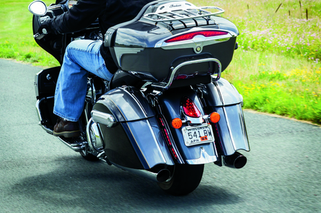 Kuryakyn L.E.D. Curved License Plate Frame Indian Chrome - Cycle City Outdoors