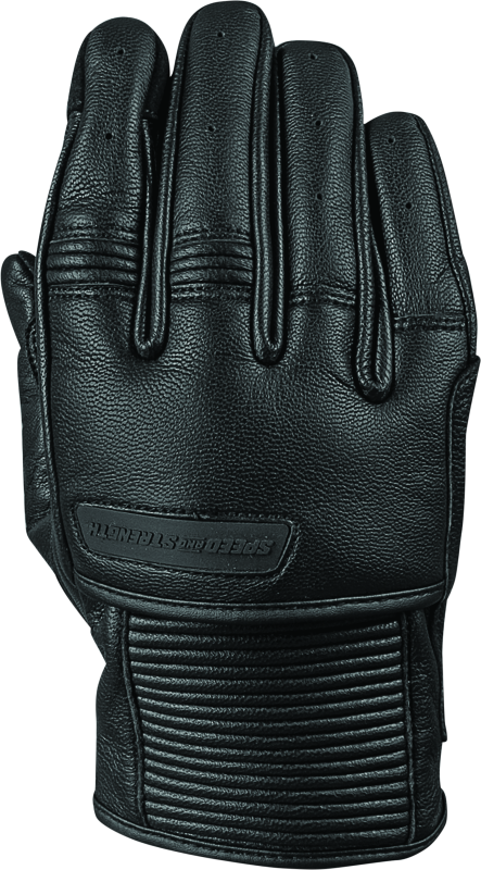 Speed and Strength Off the Chain Leather Gloves Black - XL - Cycle City Outdoors