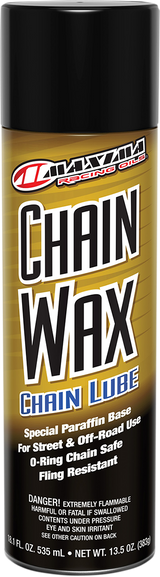 MAXIMA RACING OIL Chain Wax Lube - 13.5 oz. net wt. - Aerosol 74920