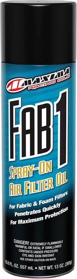MAXIMA RACING OIL Fab1 Filter Oil - 13 oz. net wt. - Aerosol 61920