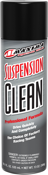 MAXIMA RACING OIL Suspension Cleaner - 13 oz. net wt. - Aerosol 71920