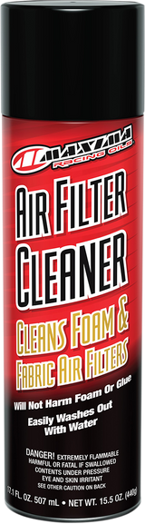 MAXIMA RACING OIL Air Filter Cleaner - 15.5 U.S. fl oz. - Aerosol 79920