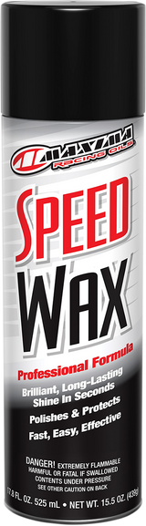MAXIMA RACING OIL Speed Wax Detailer - 15.5 oz. net wt. - Aerosol 70-76920