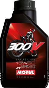 MOTUL 300V Offroad Synthetic Oil - 15W-60 - 1L 104137