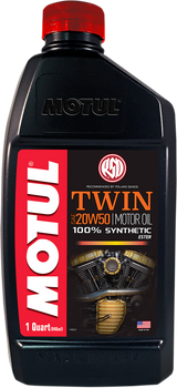 MOTUL V-Twin Synthetic Oil - 20W-50 - 1 U.S. quart 108061