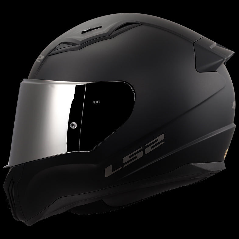 LS2 Centric Motorcycle Helmet w/ Silver Shield Matte Blk