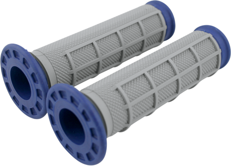 RENTHAL Grips - Dual Compound - Half Waffle - ATV - Blue G170 - Cycle City Outdoors