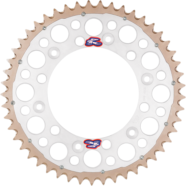 RENTHAL Twinring* Rear Sprocket - 48 Tooth - Silver 1540-520-48GPSI - Cycle City Outdoors