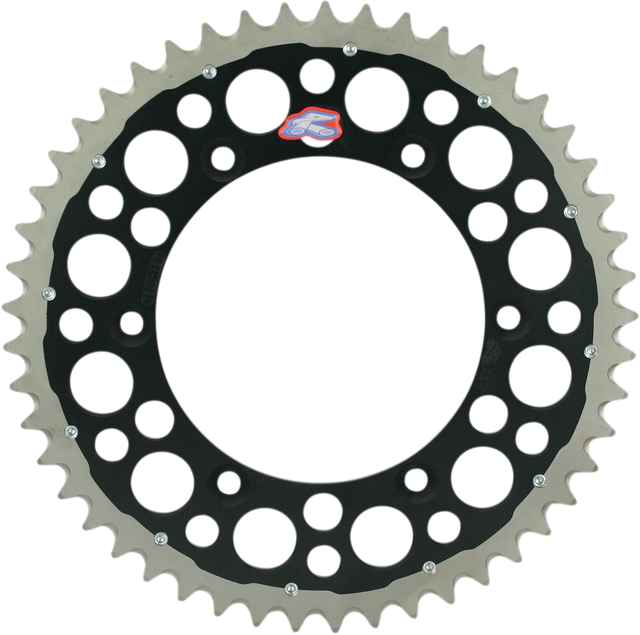 RENTHAL Twinring* Rear Sprocket - 50 Tooth - Black - Honda 1540-520-50GPBK