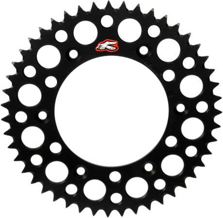 RENTHAL Twinring* Rear Sprocket - 48 Tooth - Black 1500-520-48GPBK - Cycle City Outdoors