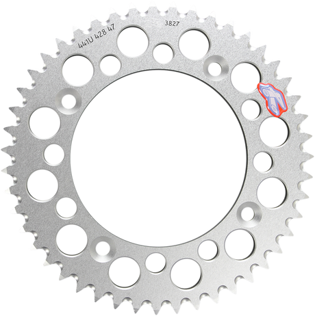 RENTHAL Rear Sprocket - Aluminum - 47 Tooth - Silver - Gas Gas/Husqvarna/KTM 441U-428-47GPSI