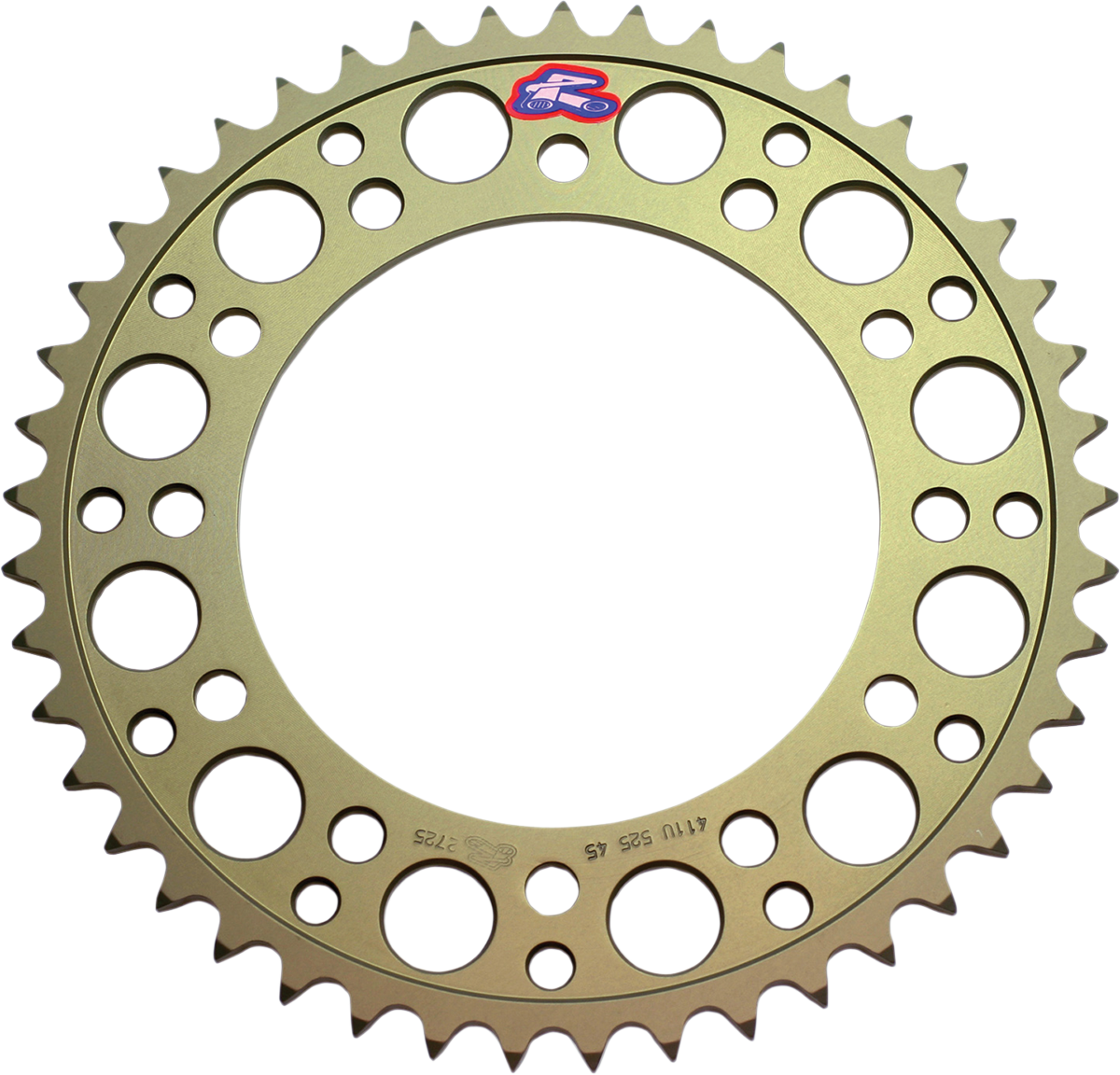 RENTHAL Rear Sprocket - Aluminum - 40 Tooth - Kawasaki/Suzuki/Triumph 184U-520-40P-HA