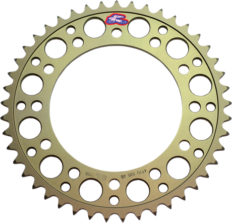 RENTHAL Rear Sprocket - Aluminum - 40 Tooth - Kawasaki/Suzuki/Triumph 184U-520-40P-HA