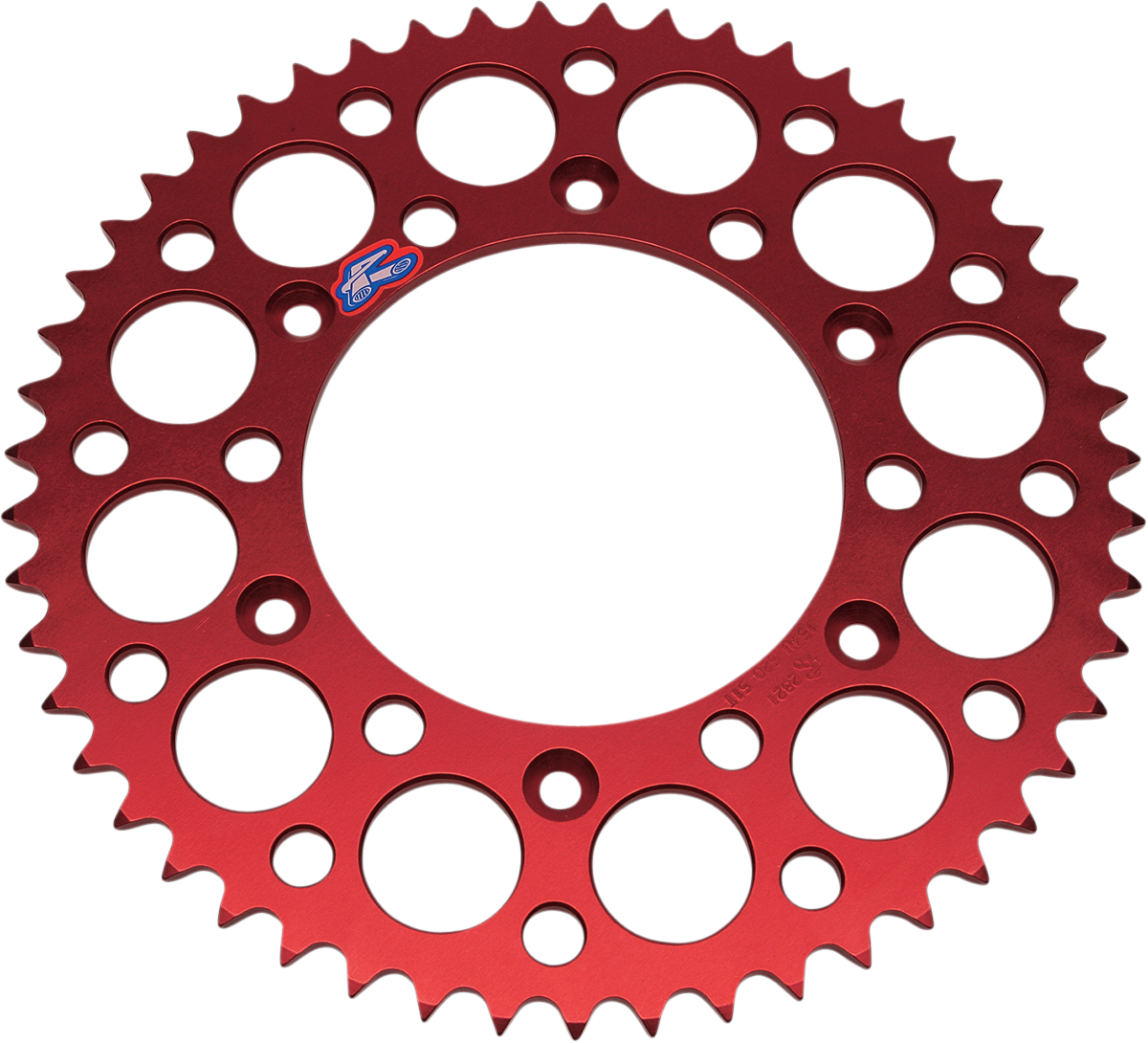 RENTHAL Sprocket - Honda - Red - 51 Tooth 154U-520-51GRRD - Cycle City Outdoors