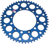 RENTHAL Rear Sprocket - Aluminum - 49 Tooth - Blue - Yamaha 150U-520-49GBBU