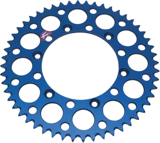 RENTHAL Rear Sprocket - Aluminum - 49 Tooth - Blue - Yamaha 150U-520-49GBBU