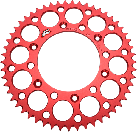 RENTHAL Sprocket - Honda - Red - 53 Tooth 154U-520-53GRRD - Cycle City Outdoors