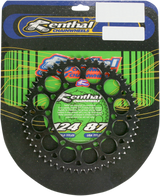 RENTHAL Sprocket - Kawasaki - Black - 50 Tooth 191U-420-50GEBK - Cycle City Outdoors
