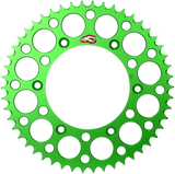 RENTHAL Rear Sprocket - Aluminum - 50 Tooth - Green - Kawasaki 112U-520-50GEGN