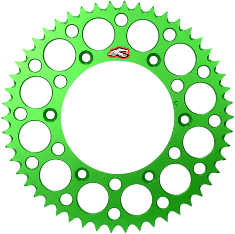 RENTHAL Rear Sprocket - Aluminum - 50 Tooth - Green - Kawasaki 112U-520-50GEGN
