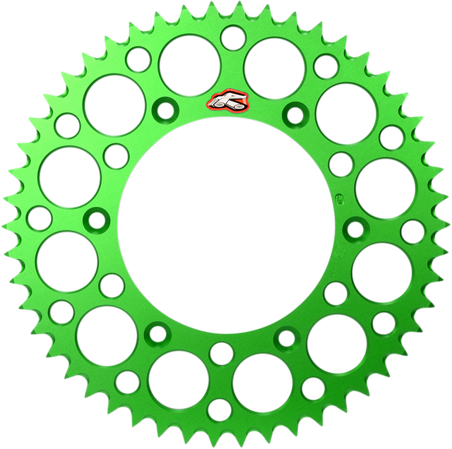 RENTHAL Rear Sprocket - Aluminum - 50 Tooth - Green - Kawasaki 112U-520-50GEGN