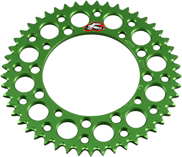 RENTHAL Sprocket - Kawasaki - Green - 49 Tooth 408U-420-49GEGN - Cycle City Outdoors