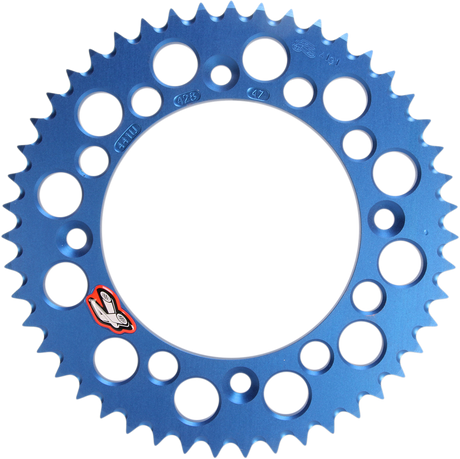 RENTHAL Sprocket - Blue - 47 Tooth 441U-428-47GPBU - Cycle City Outdoors