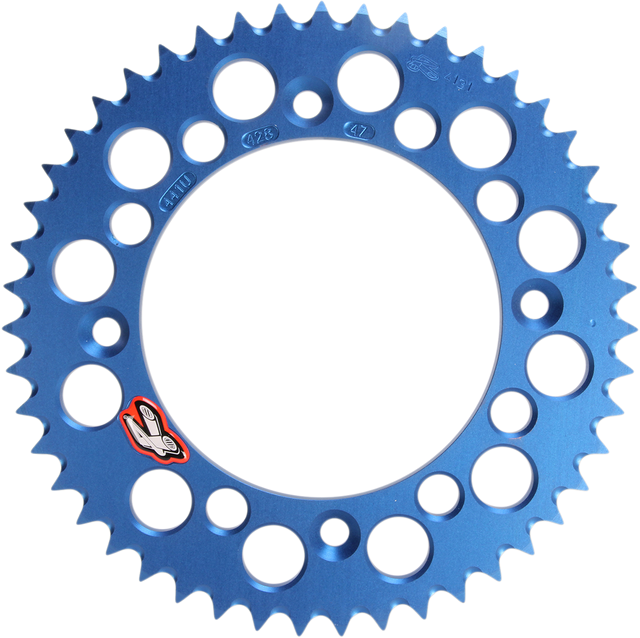RENTHAL Sprocket - Blue - 47 Tooth 441U-428-47GPBU - Cycle City Outdoors