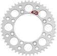 RENTHAL Rear Sprocket - Aluminum - 47 Tooth - Silver - YZ 65 121U-420-47GBSI