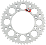 RENTHAL Rear Sprocket - Aluminum - 47 Tooth - Silver - YZ 65 121U-420-47GBSI