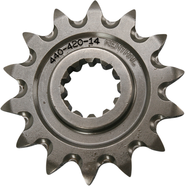 RENTHAL Sprocket - Front - 14 Tooth 440--420-14GP - Cycle City Outdoors