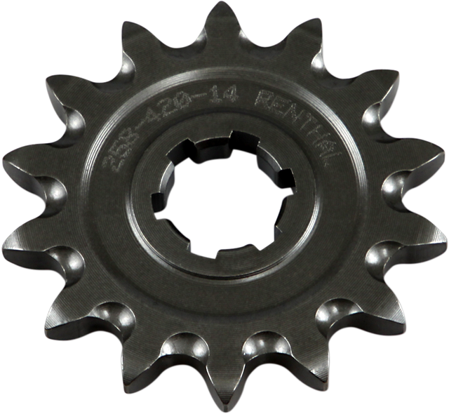 RENTHAL Sprocket - Front - 14 Tooth 258--420-14GP - Cycle City Outdoors