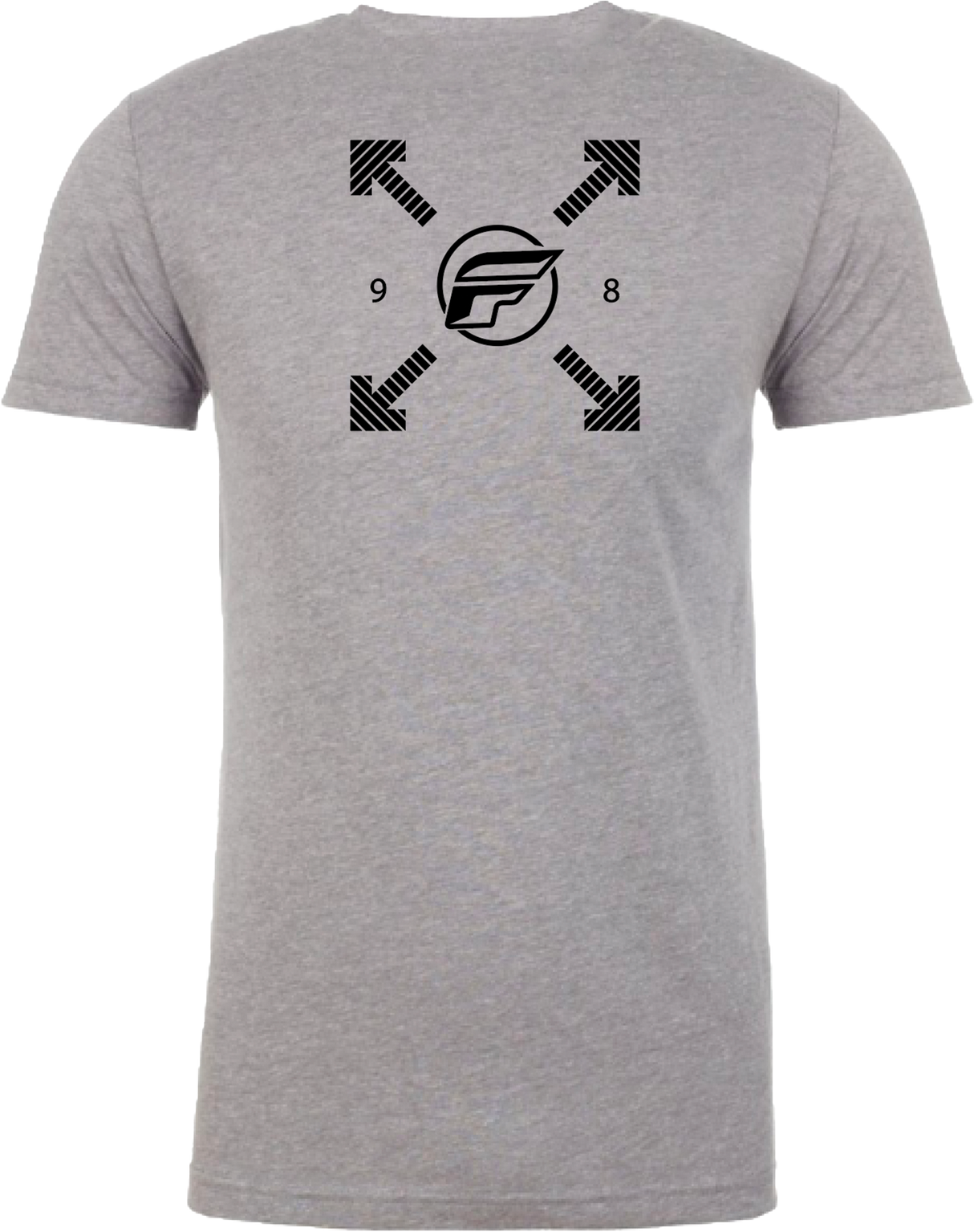 Youth Fly Lost Tee Dark Grey Heather Yl - Cycle City Outdoors