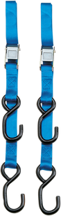 PARTS UNLIMITED 3920-0423 Tie-Down Straps - 1" x 7' - Cam Buckle - Heavy Duty - Blue | Adventure/ATV/UTV