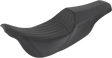 SADDLEMEN Seat - Ken's Factory Pro Series - Front Gripper/Rear Smooth - Black KEN80807