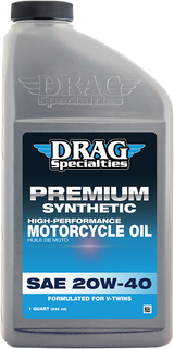 DRAG SPECIALTIES OIL Synthetic Engine Oil - 20W-40 - 1 U.S. quart 900-600 - Cycle City Outdoors