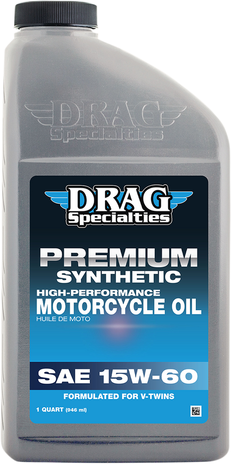DRAG SPECIALTIES OIL Synthetic Engine Oil - 15W-60 - 1 U.S. quart 900-610 - Cycle City Outdoors