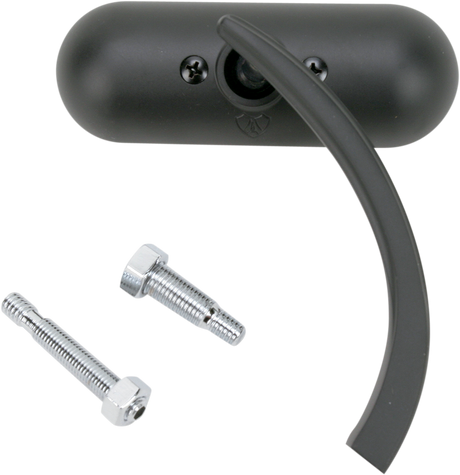 ARLEN NESS Mirror - Micro - Mini - Side View - Oval - Black - Right 13-413