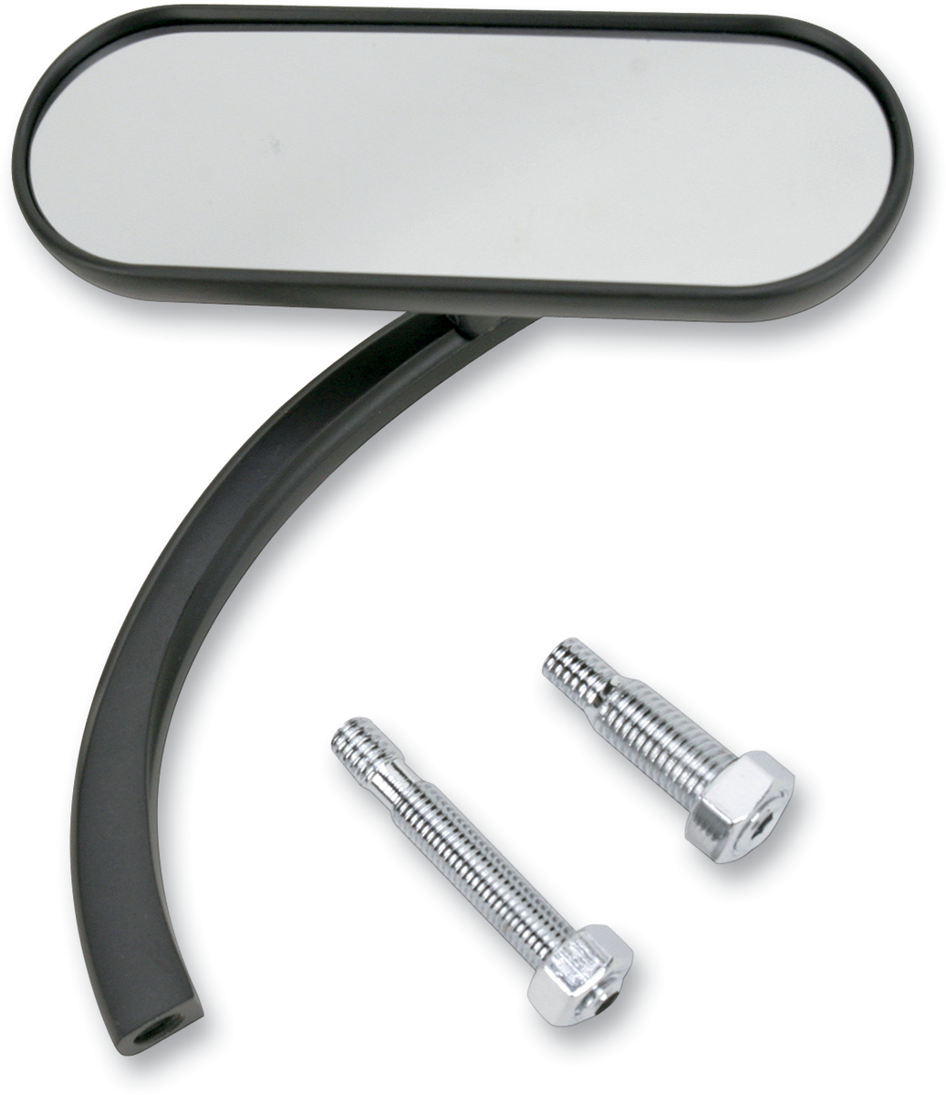 ARLEN NESS Mirror - Micro - Mini - Side View - Oval - Black - Right 13-413