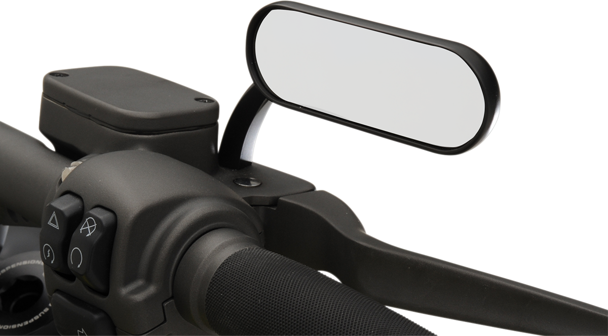 ARLEN NESS Mirror - Micro - Mini - Side View - Oval - Black - Right 13-413