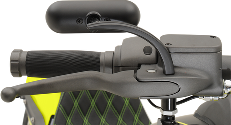 ARLEN NESS Mirror - Micro - Mini - Side View - Oval - Black - Right 13-413