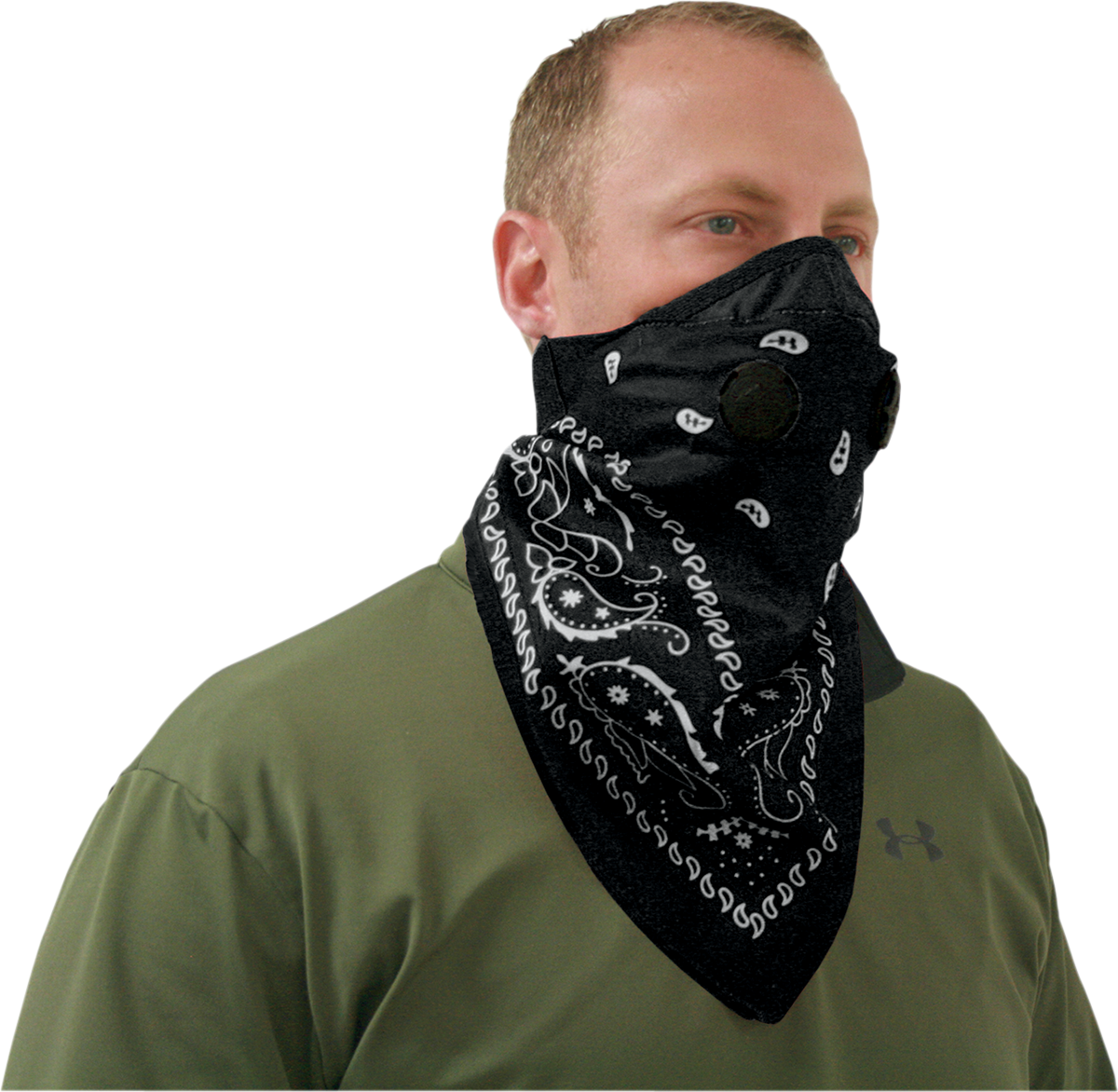 ATV-TEK Bandana Dust Mask - Black BDMBLK