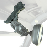 ATV-TEK Adapter - Mirror/Rear View - Sun Visor/Roll Cage - Black PVMIR2