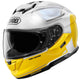 Shoei GT-Air 3 Mike Full-Face Motorcycle Helmet - White/Yellow