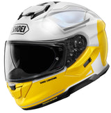 Shoei GT-Air 3 Mike Full-Face Motorcycle Helmet - White/Yellow