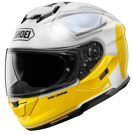 Shoei GT-Air 3 Mike Full-Face Motorcycle Helmet - White/Yellow