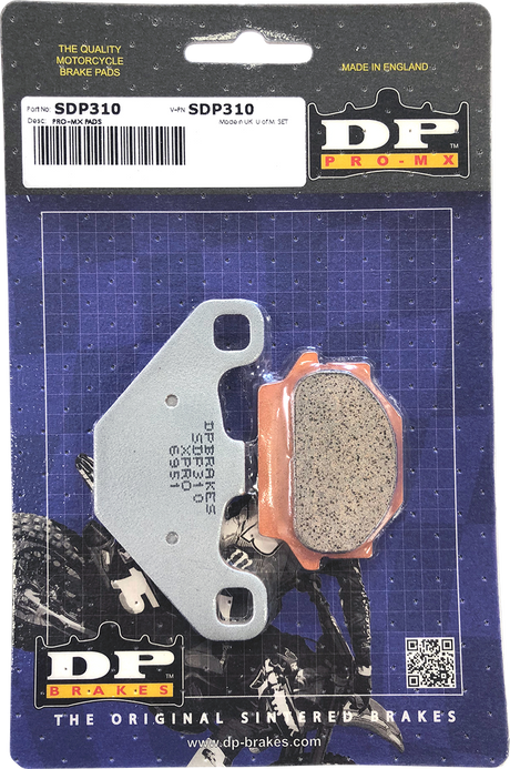 DP BRAKES Pro MX Sintered Brake Pads - SDP310 SDP310 - Cycle City Outdoors
