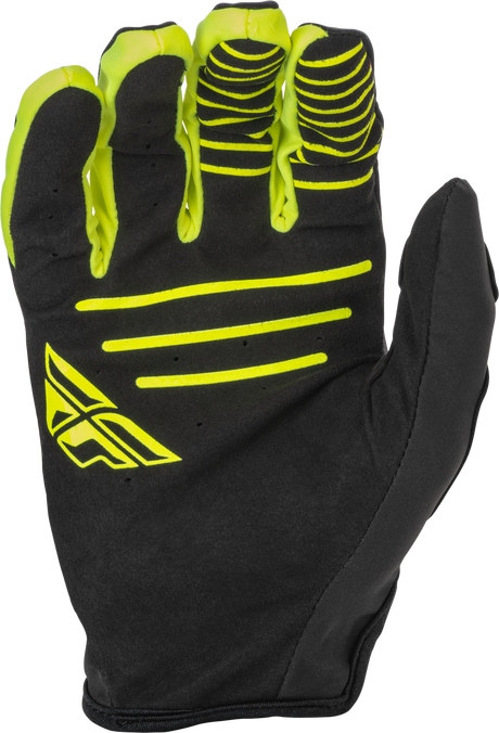 Windproof Gloves Black/Hi Vis Sz 07 - Cycle City Outdoors